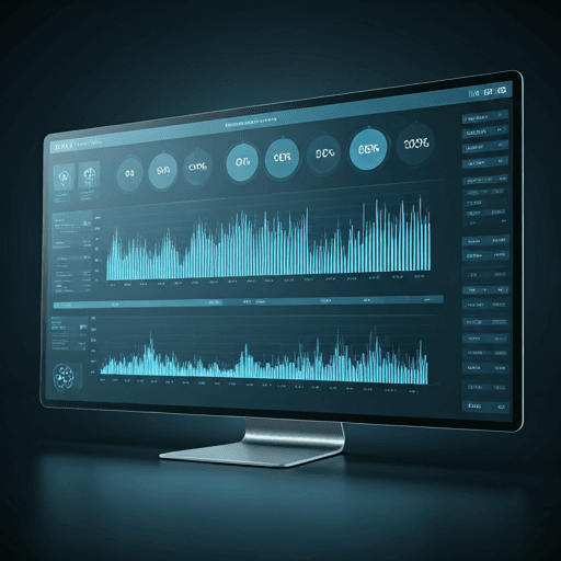 Corporate medical analytics screening dashboard.